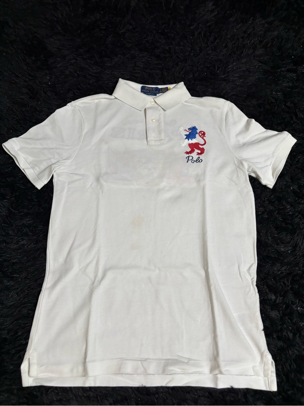 Polo Ralph Lauren White Paris Polo Shirt